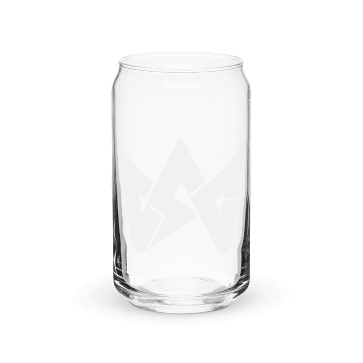 CSG Can Glass 16oz - White Logo product image (1)