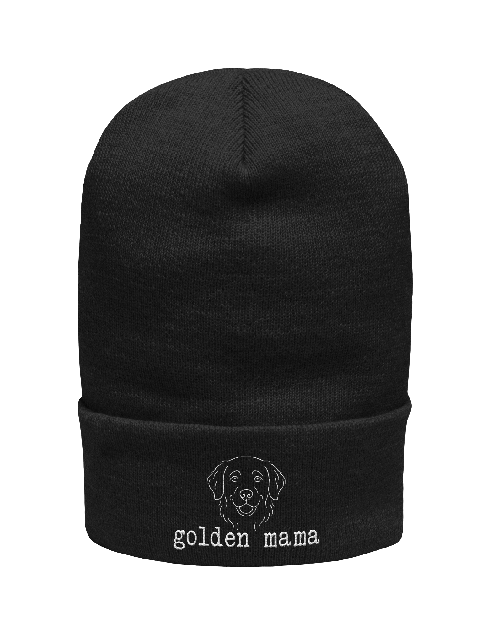 Golden Mama Cuffed Beanie product image (3)