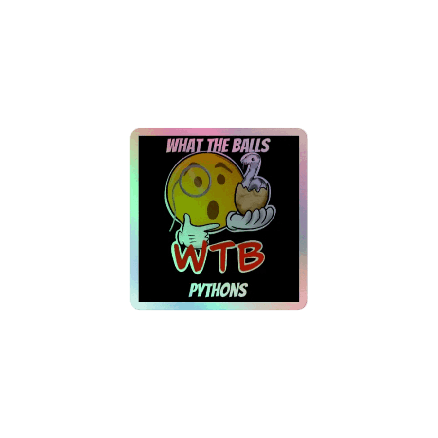 WTB Adult Logo 1 Holographic Sticker Sheet product image (1)