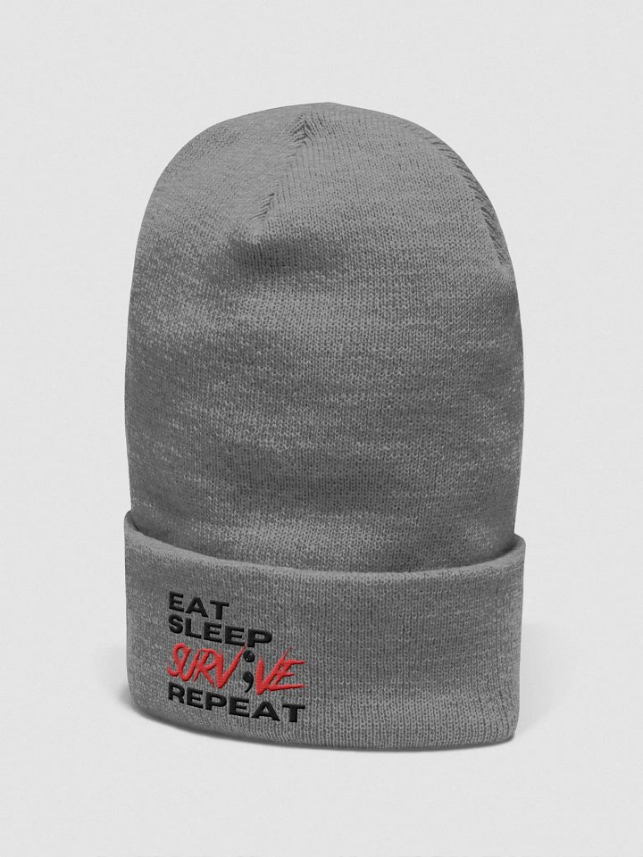 Eat Sleep Survive Repeat Beanie product image (7)