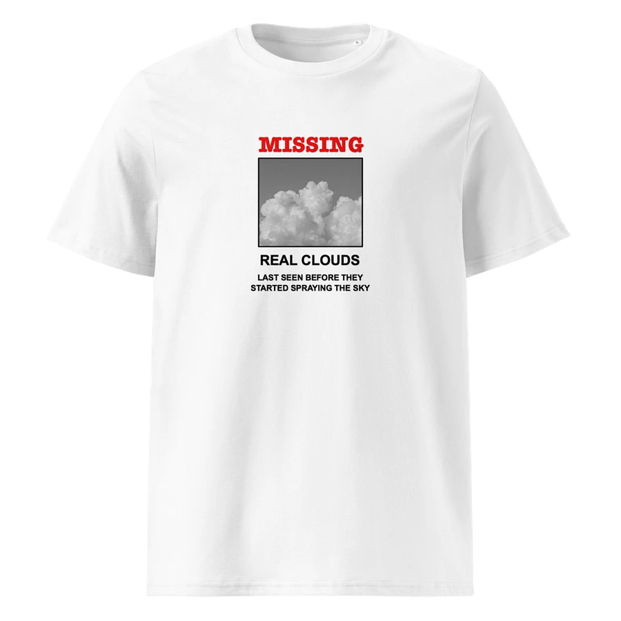 Missing: Real Clouds - Organic Cotton Short Sleeve T-Shirt product image (1)