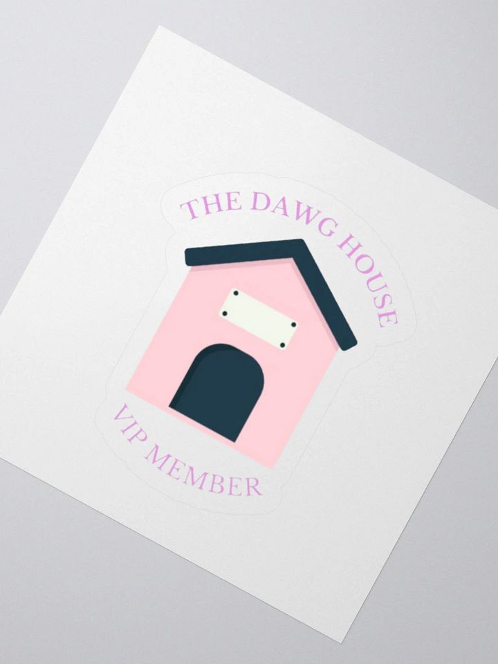 dawg house sticker product image (2)