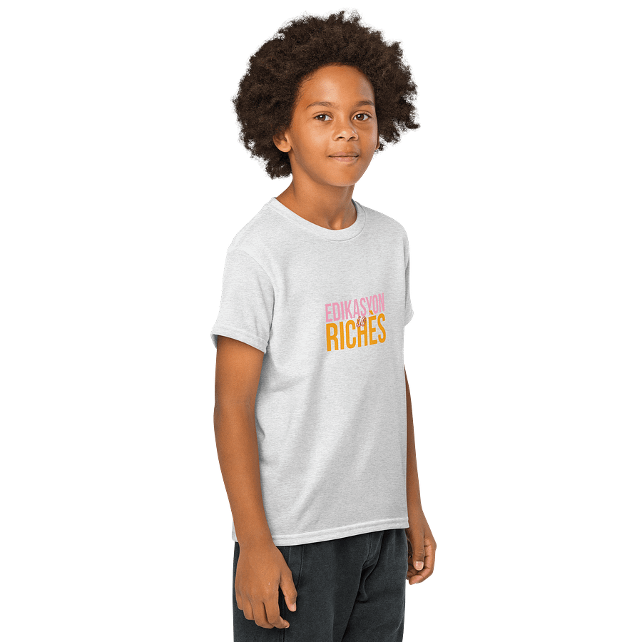 Edikasyon se Richès Youth Sport T-Shirt – Train Smart. Lead Bold. product image (4)