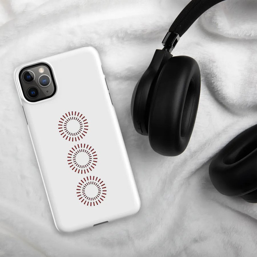 Red Circle Snap Case for iPhone® product image (49)