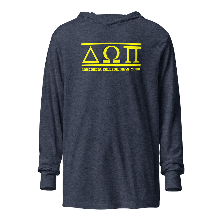 Delta Omega Pi - Long Sleeve Hooded Tee product image (6)