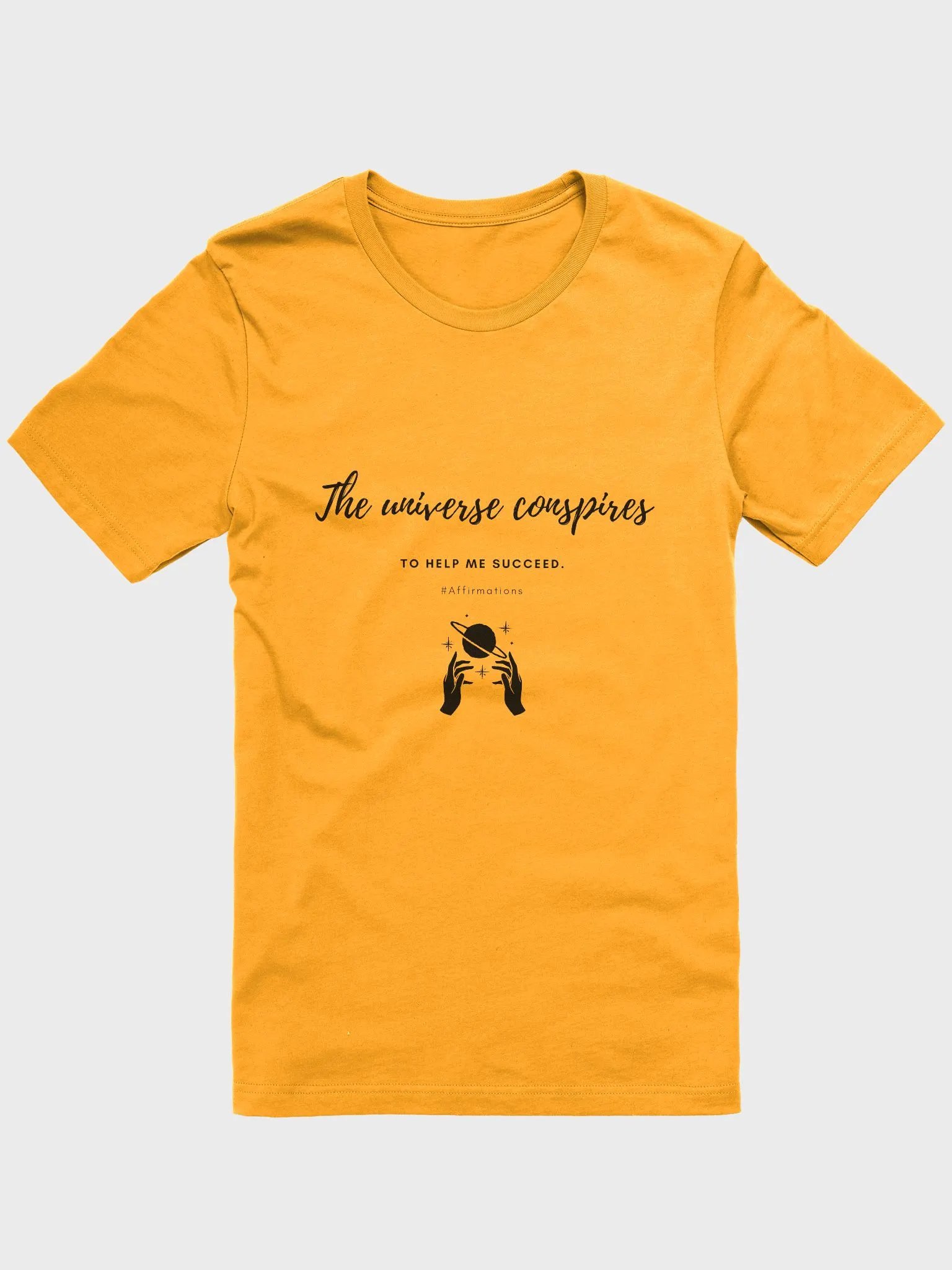 The universe conspires Dark Unisex Super soft T-Shirt product image (1)