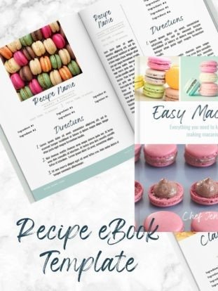 Recipe/Cookbook EBook Canva Template product image (1)