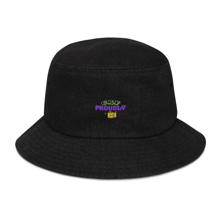 Proudly Bold Denim Bucket Hat product image (1)