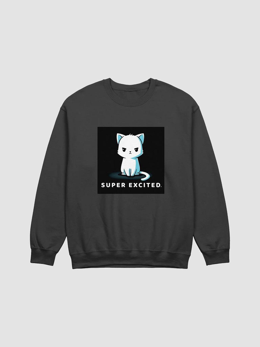 Super Excited Cat Crewneck Sweatshirt product image (3)