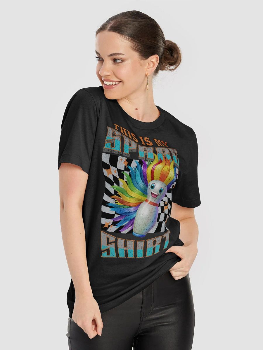 This Is My Spare Shirt Bowling Whimsical Pin Graphic Tee product image (11)