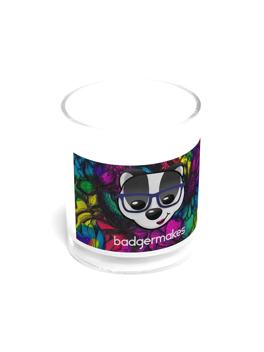 BadgerMakes Tie-Dye Flower Soy Wax Candle - Unscented product image (6)