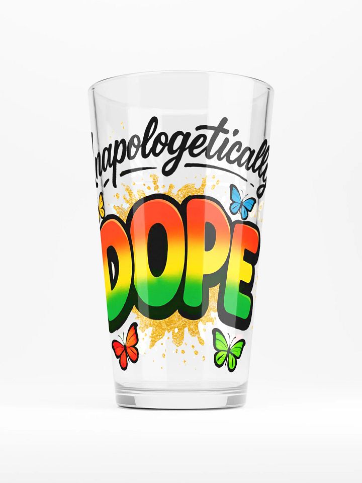 Dope Butterfly Shaker Pint Glass product image (2)