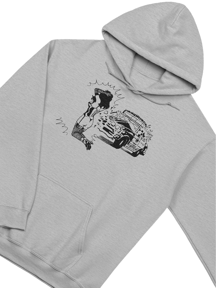 Distracted Driving | Grey Hoodie product image (2)