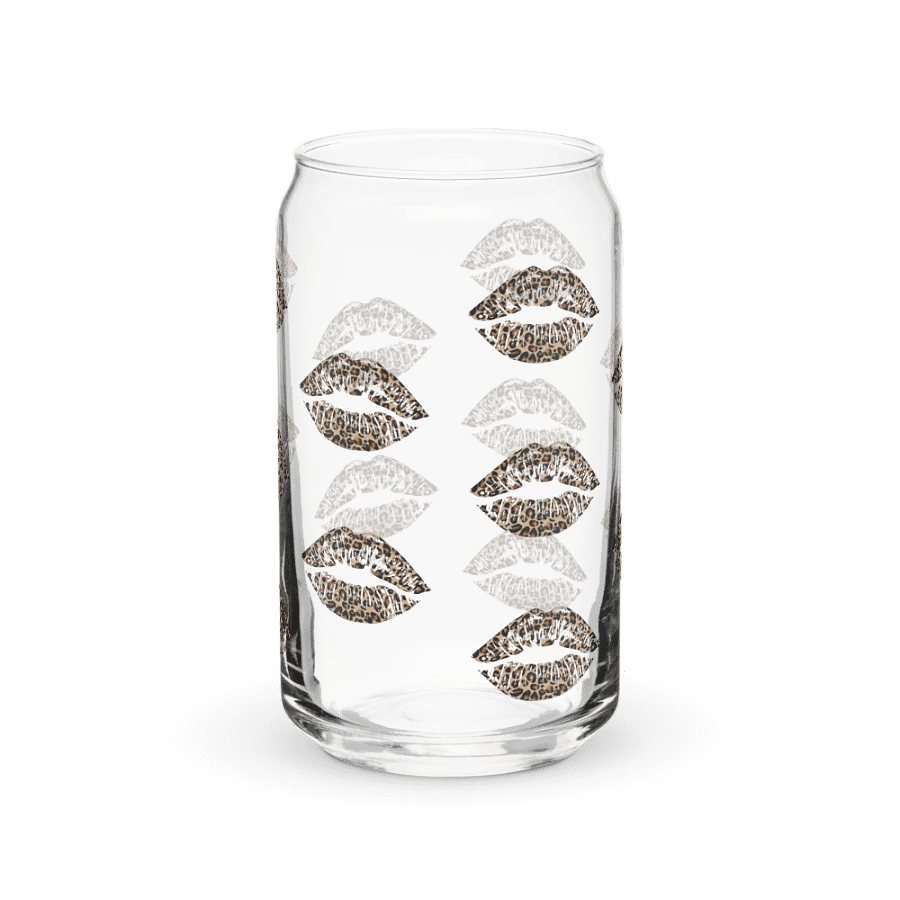 Leopard Print Kiss Glass Can product image (3)