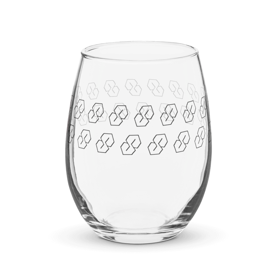 S Logo Stemless Wine Glass product image (3)