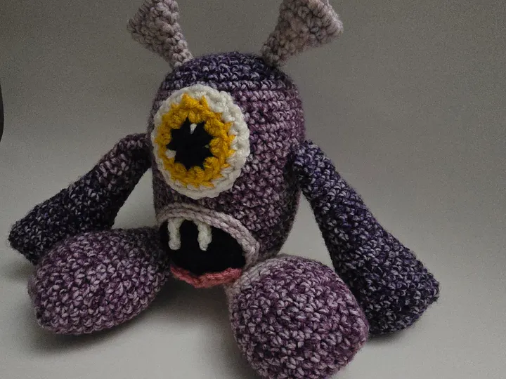 Purple Monster Plushie 🐑 product image (2)