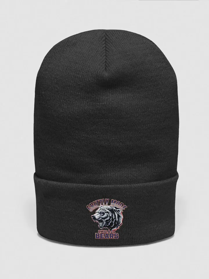 Grizzly Mode" Chicago Bears Embroidered Beanie | NFL Home Locker product image (21)