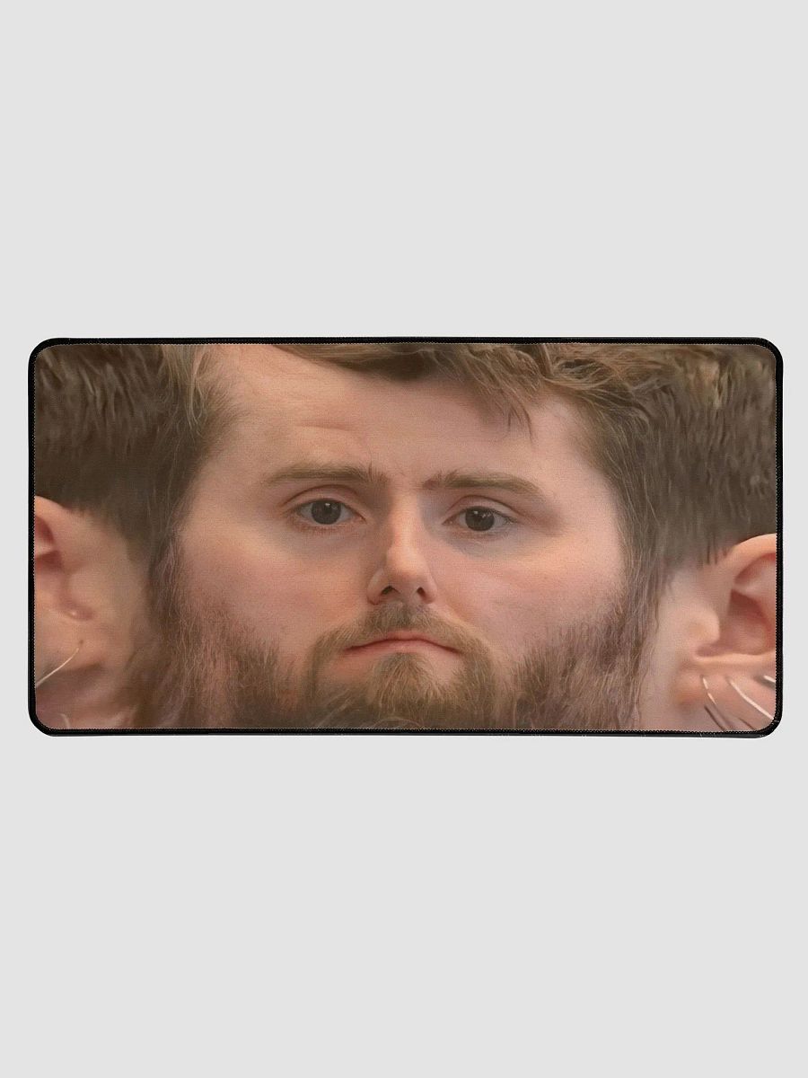 Squished Linus head deskmat product image (1)