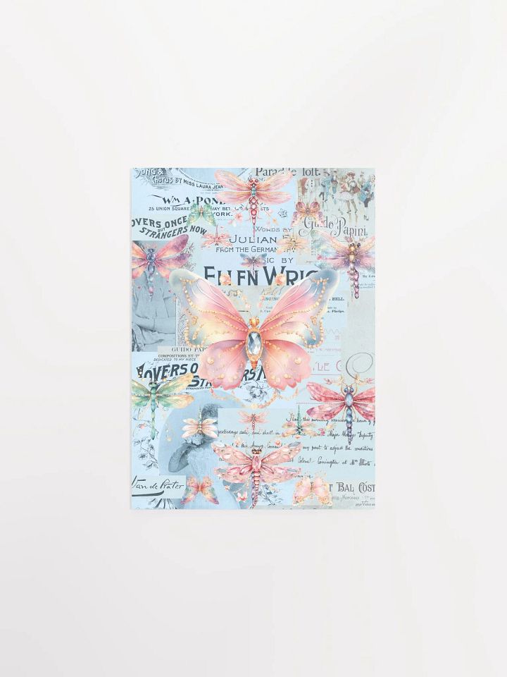 Blue Butterflies & Dragonflies Ephemera product image (3)