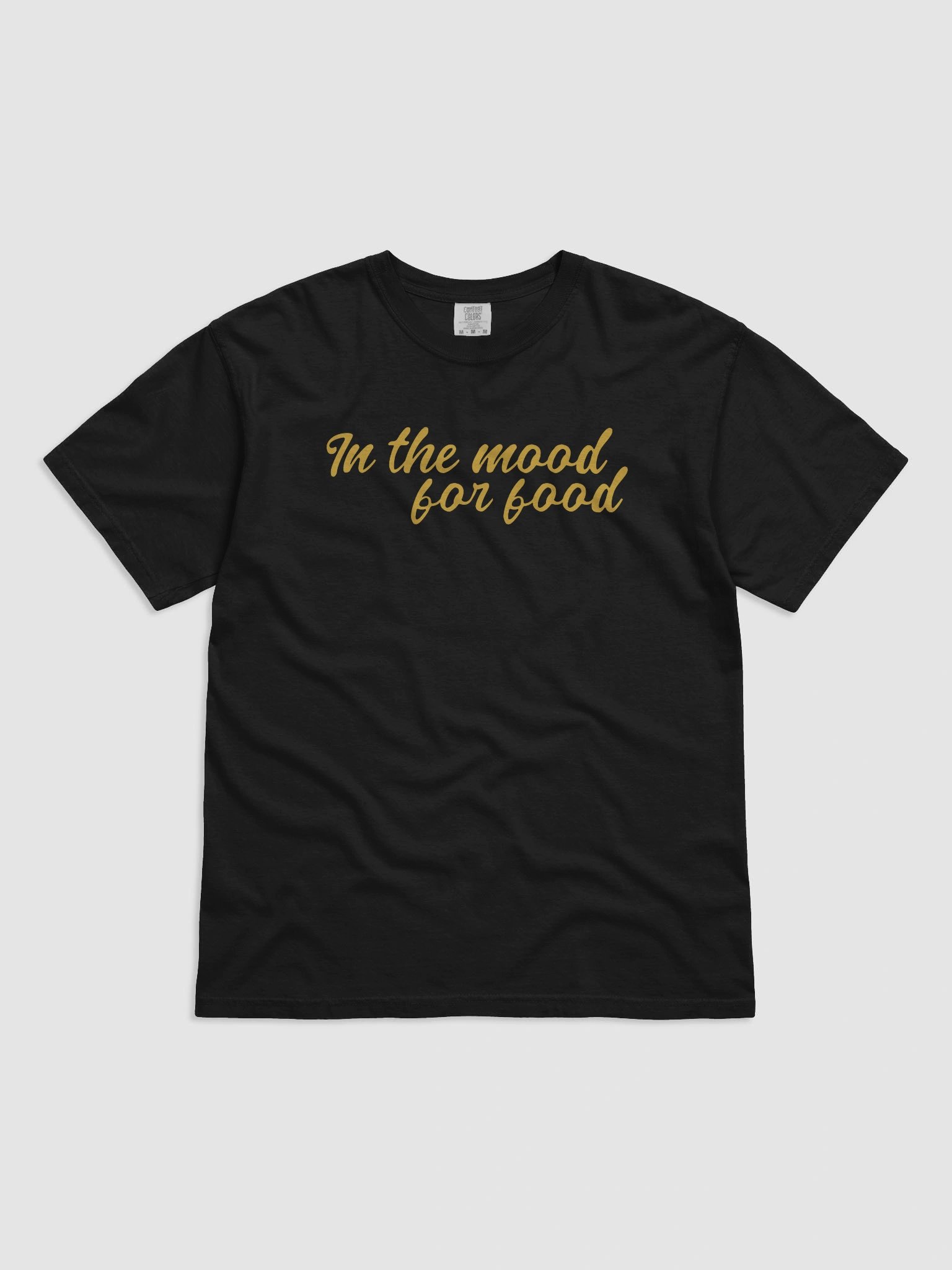 In The Mood For Food | Tee – Mustard (Comfort Fit) product image (3)