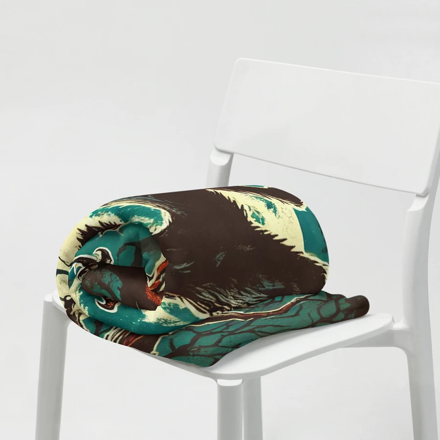 Werewolf Under a Full Moon Throw Blanket product image (19)