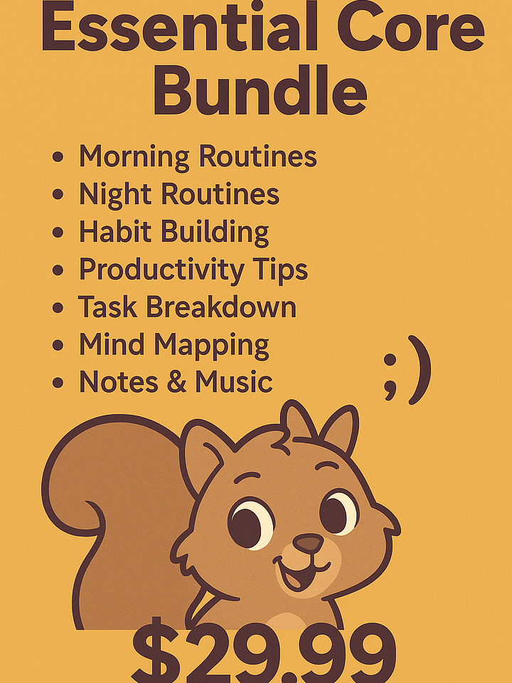 Executive Dysfunction Survival Kit (Core 7-Pack) product image (1)