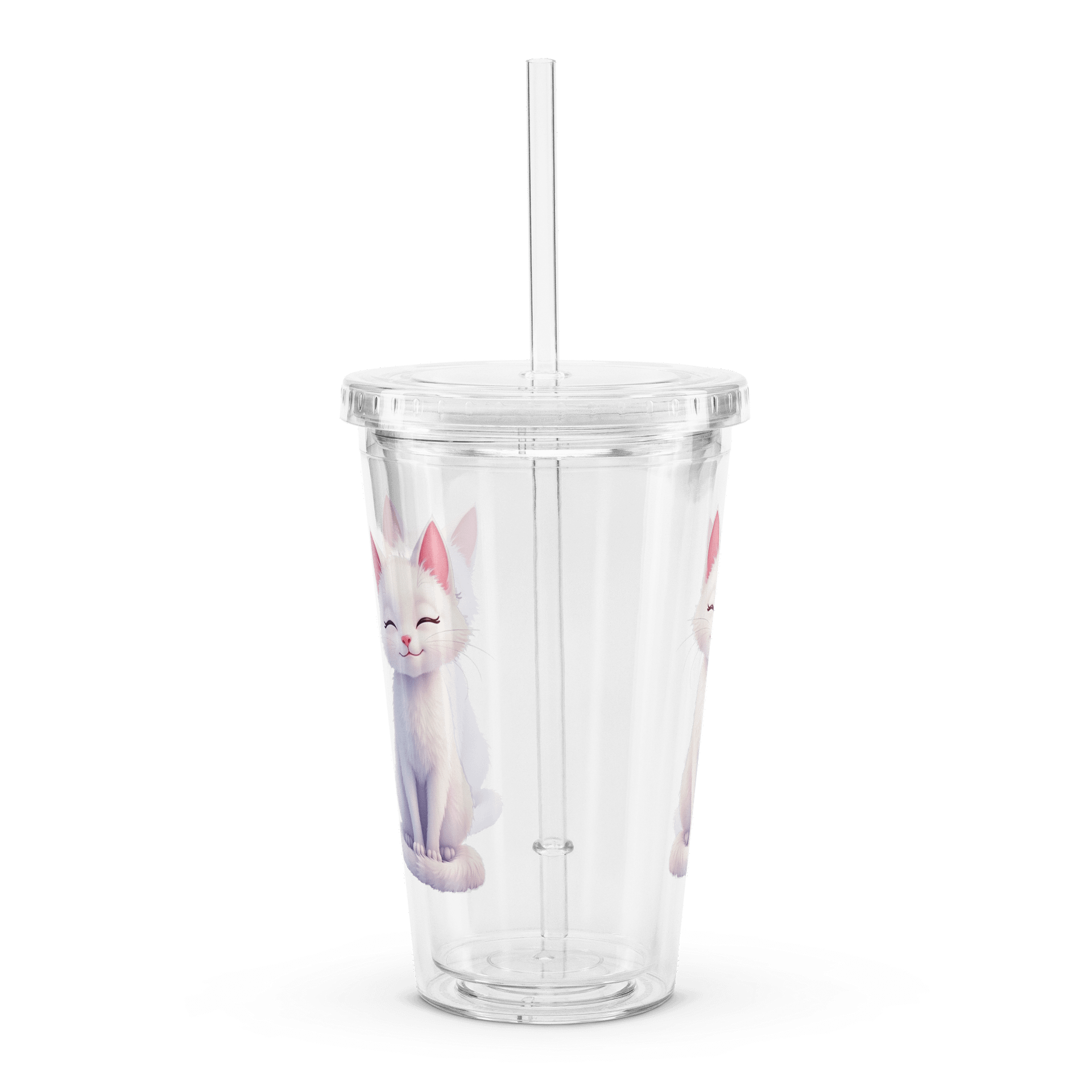 Claudia Double Wall Clear Plastic Tumbler product image (3)