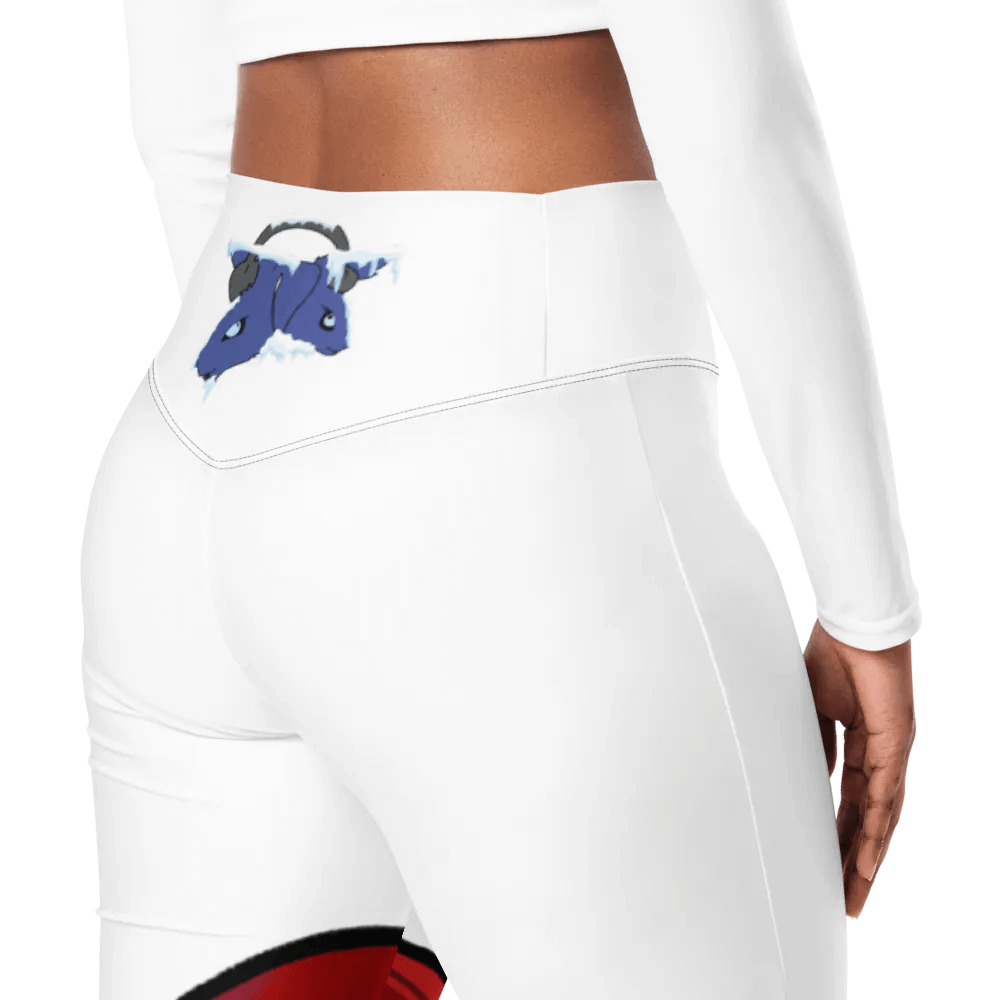 Santa Rabbits All-Over Flare Leggings product image (4)