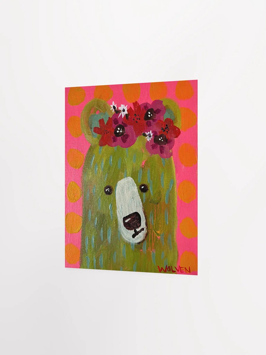Custom Print: Olive – The Bear of Courage product image (2)