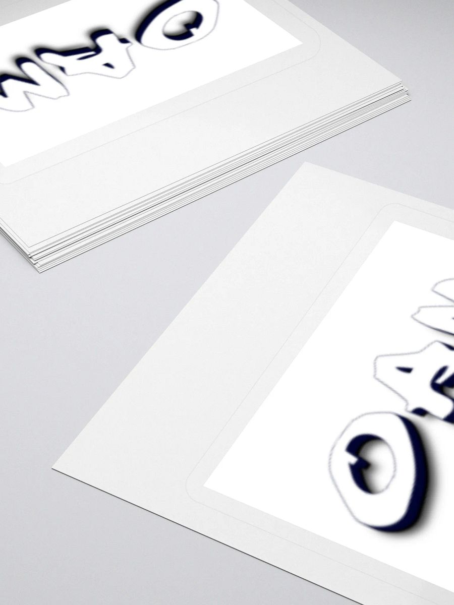 3D OAM Kiss Cut Stickers product image (13)