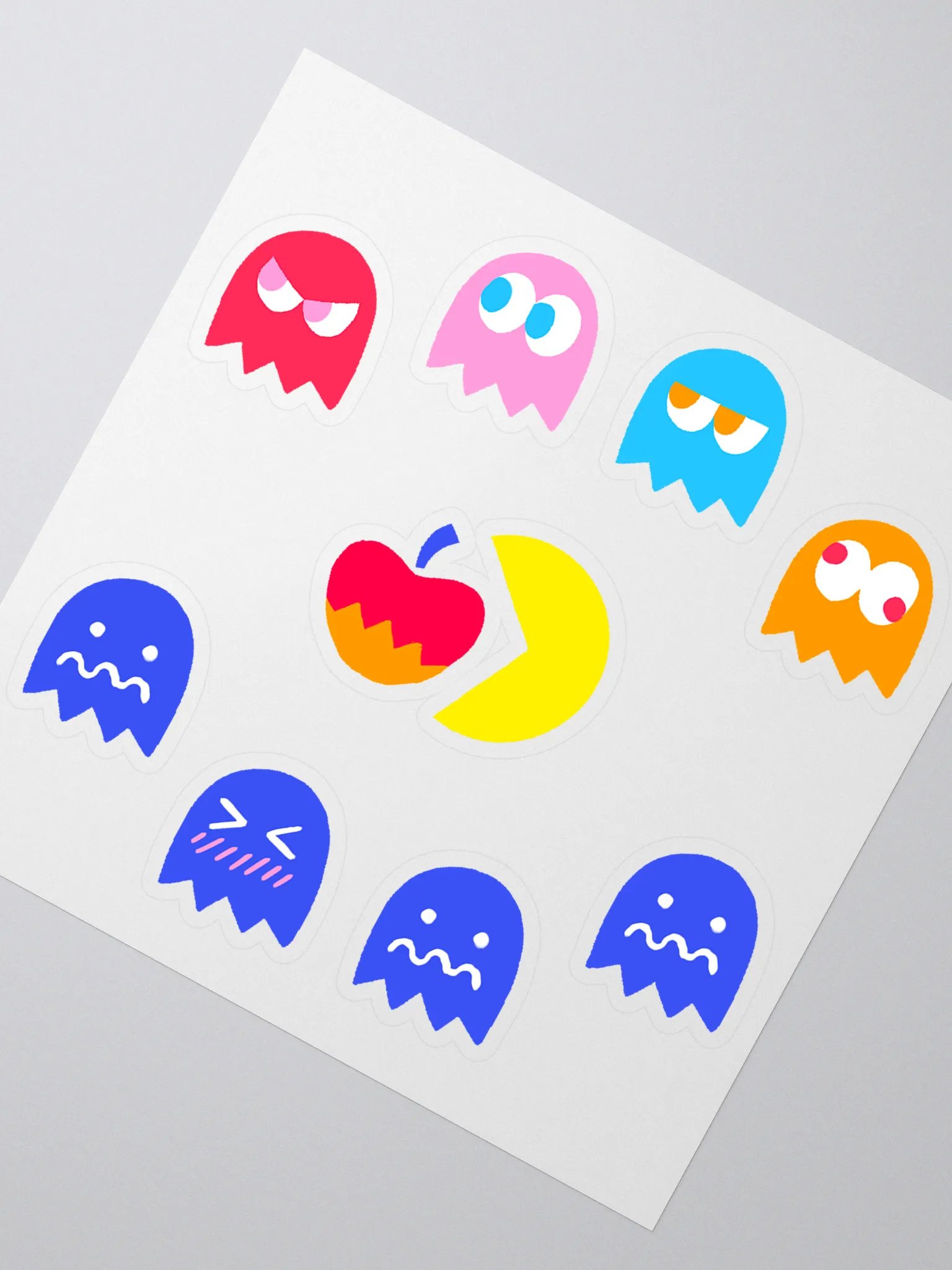 Arcade Ghosts Sticker Set product image (2)