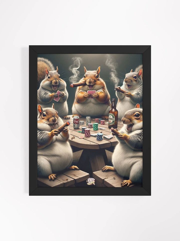 Squirrel Poker Print product image (1)