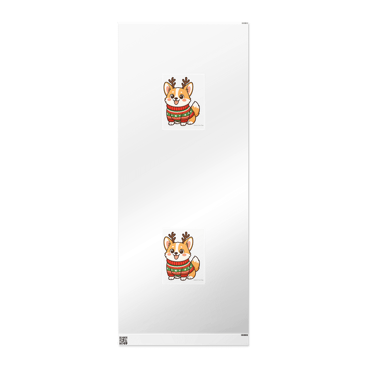 Festive Corgi Wrapping Paper product image (3)