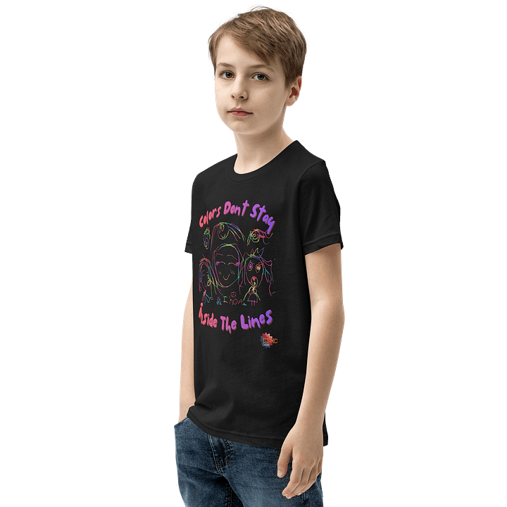 Kids TISTIC Gear – “Colors Don’t Stay Inside The Lines” Limited Edition Tee product image (1)