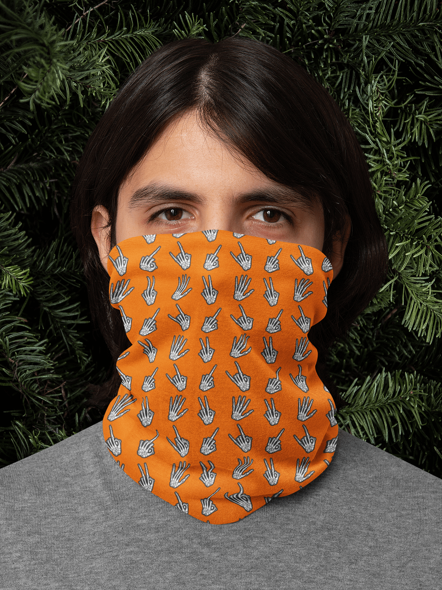 Bone Zone pattern neck gaiter product image (1)