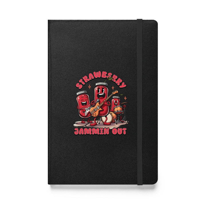 Strawberry Jammin Out Hardcover Notebook product image (1)