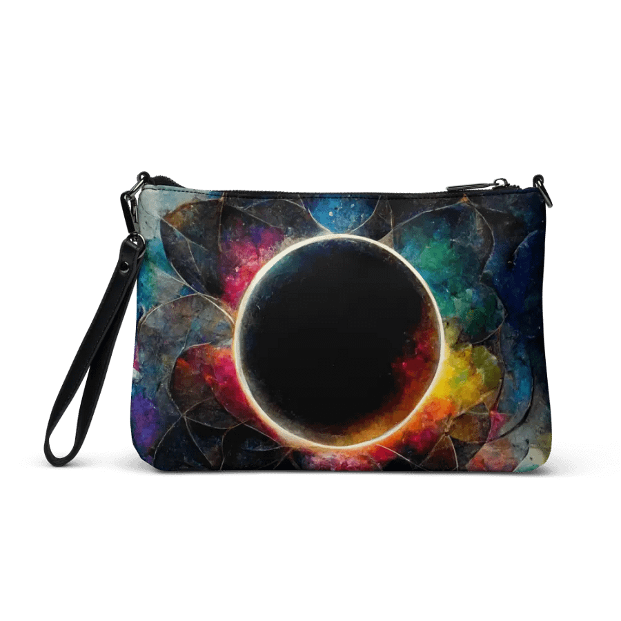 faux leather Cosmic Eclipse Crossbody Bag product image (3)