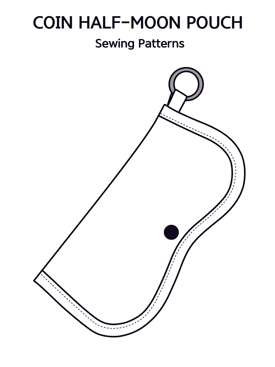 [PDF] Glasses Case DIY full size print PDF file product image (1)