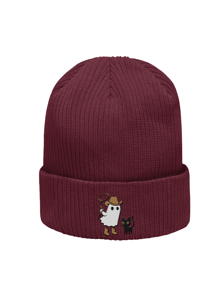Spectral Ghost Cowboy Embroidered Beanie product image (19)
