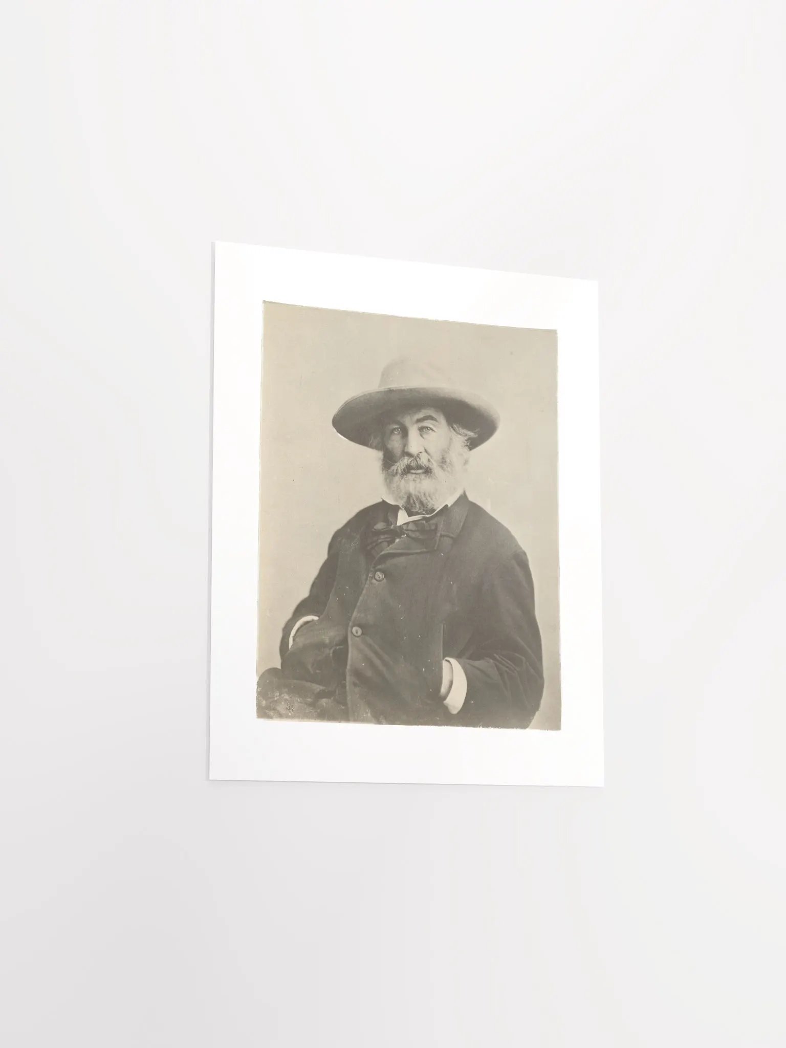 Walt Whitman by Mathew Brady? (c. 1870) - Print product image (3)