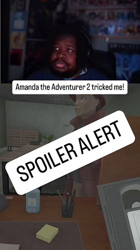 Welp…spoke too soon 😅

#amandatheadventurer #mascothorror #indiehorror #indiegame