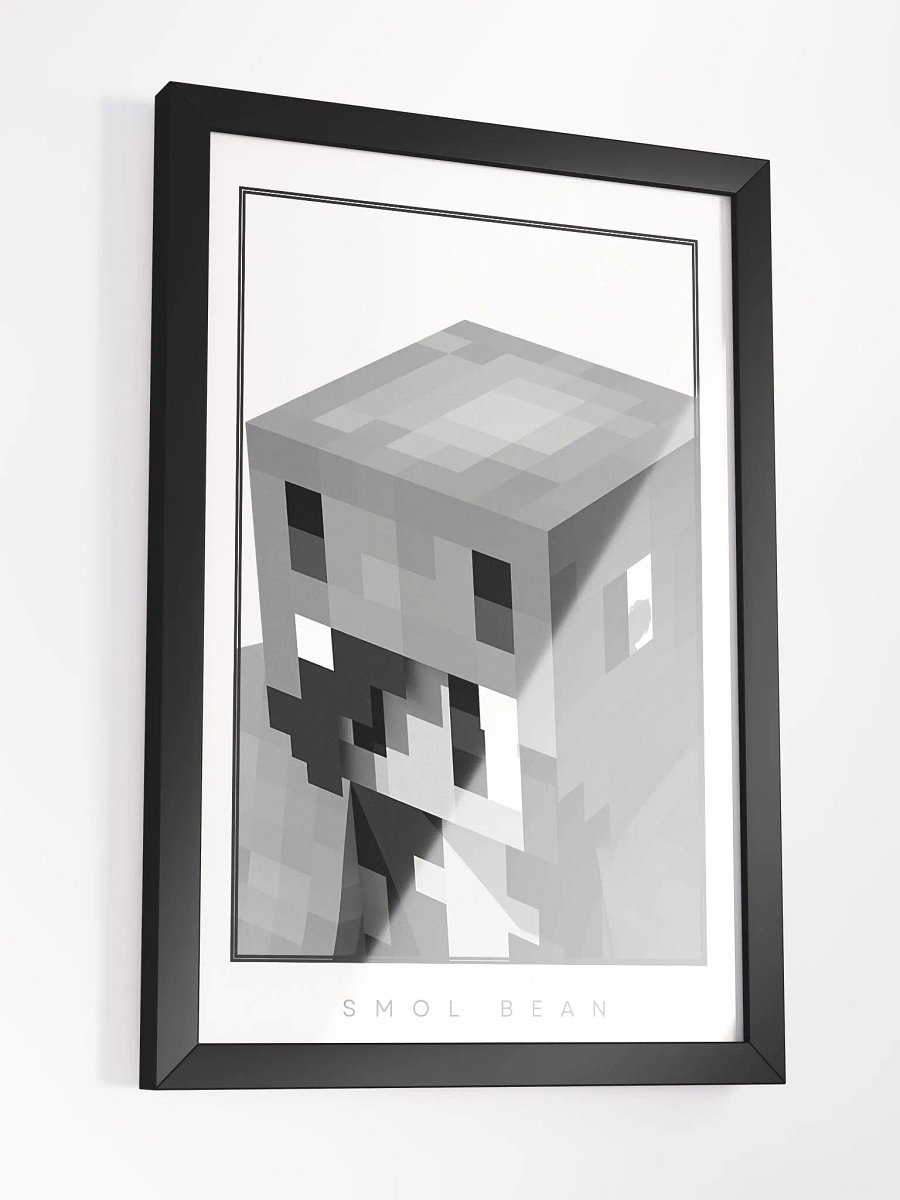 Framed Smol Bean Print product image (3)