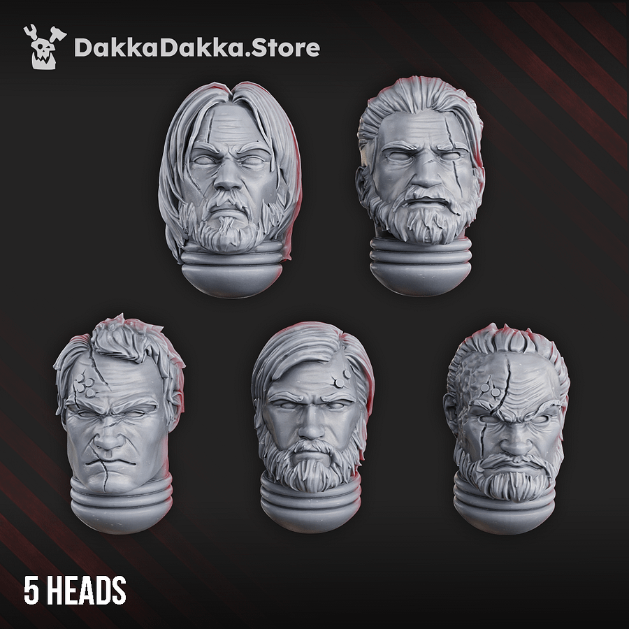 Legendary Heroes Heads product image (1)