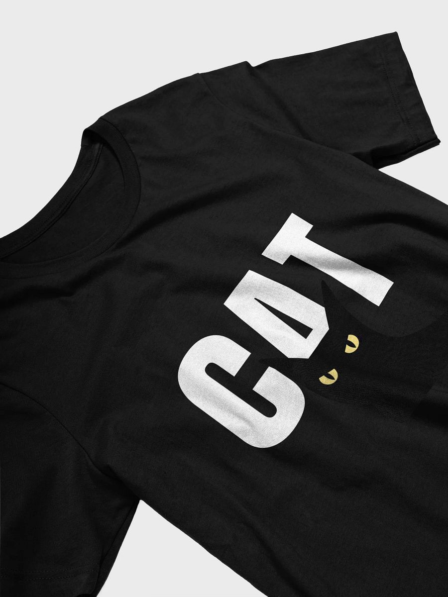 Mystic Cat Silhouette Tee – Elegant Feline Vibes product image (3)