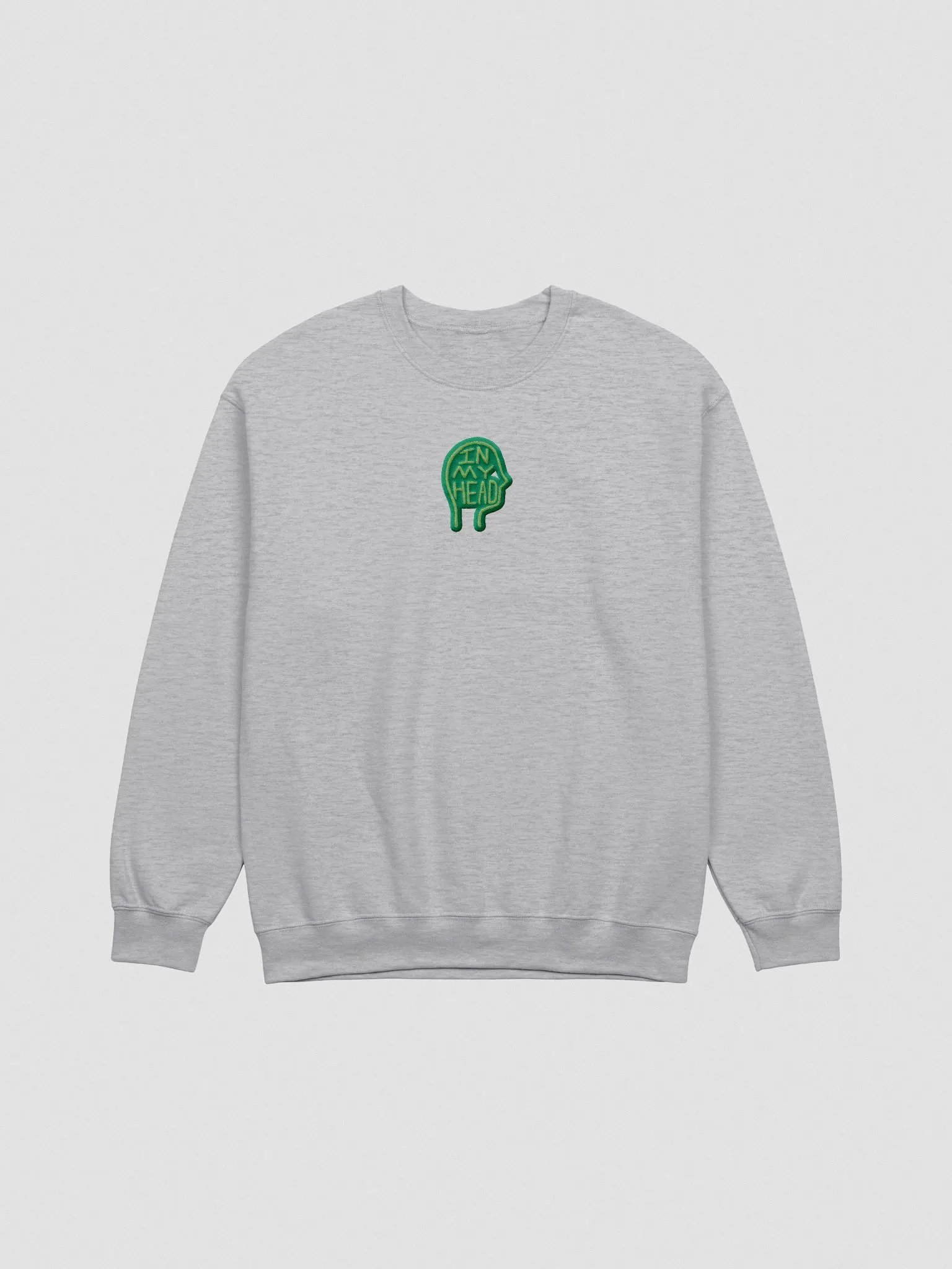 In My Head embroidered crewneck (clover bubble design) product image (2)