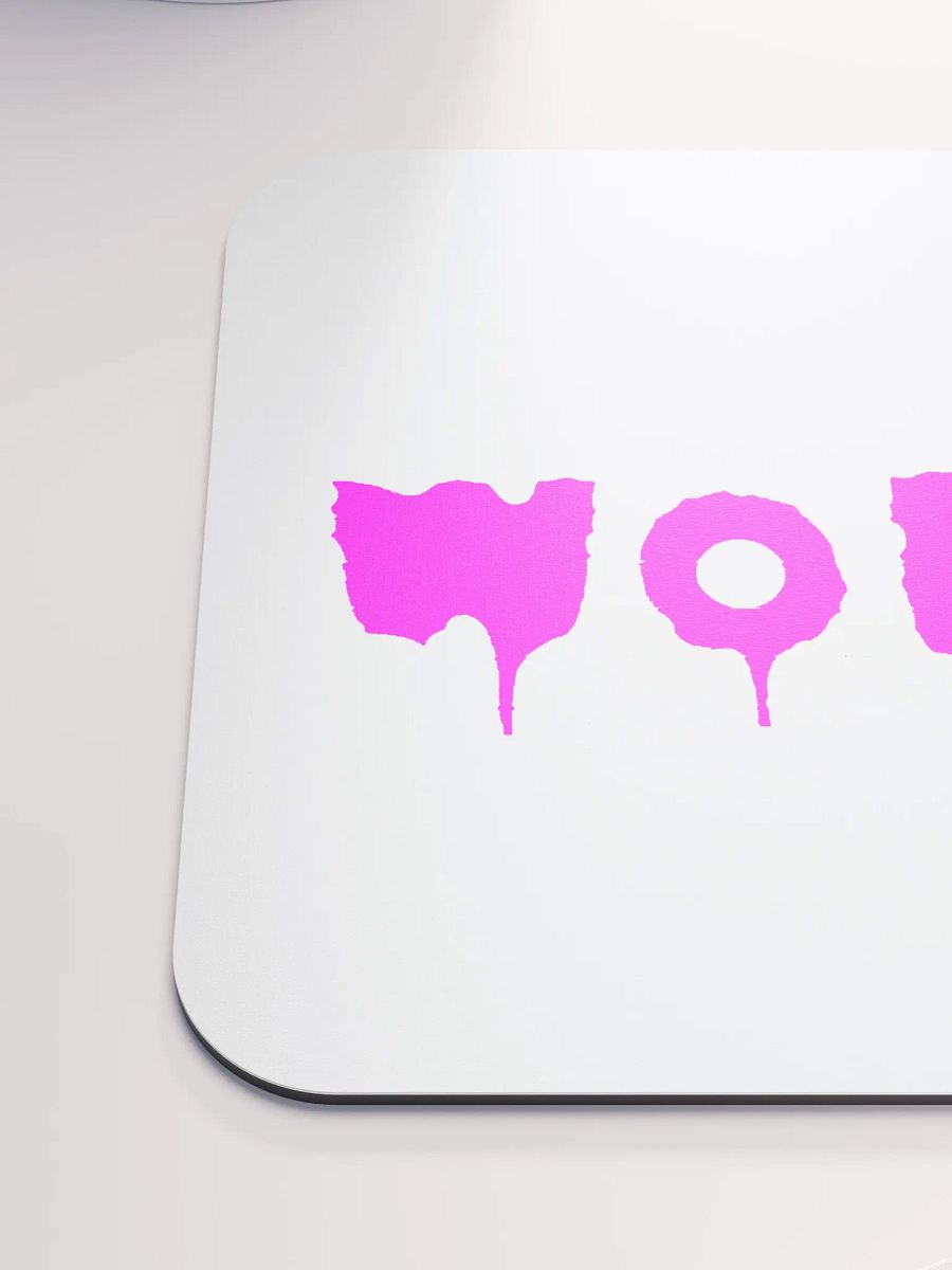Drippy Pink Wolfy Mouse Pad product image (6)