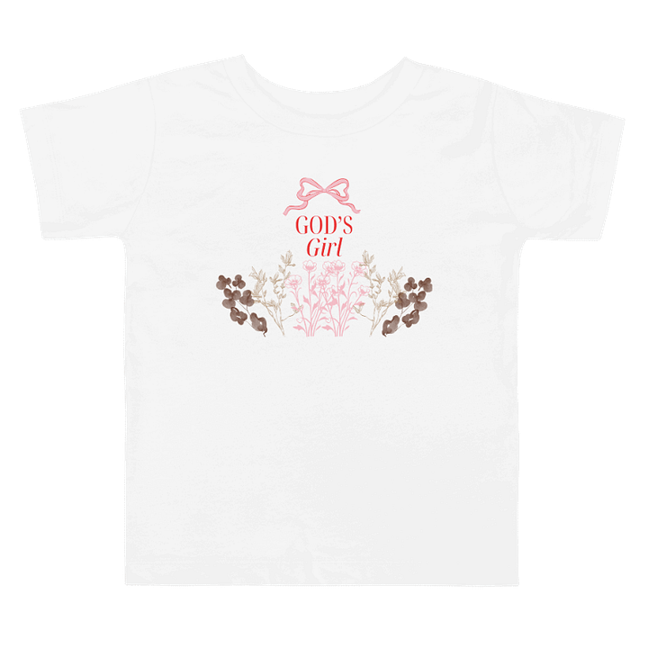 God's Girl Floral Toddler T-Shirt product image (1)