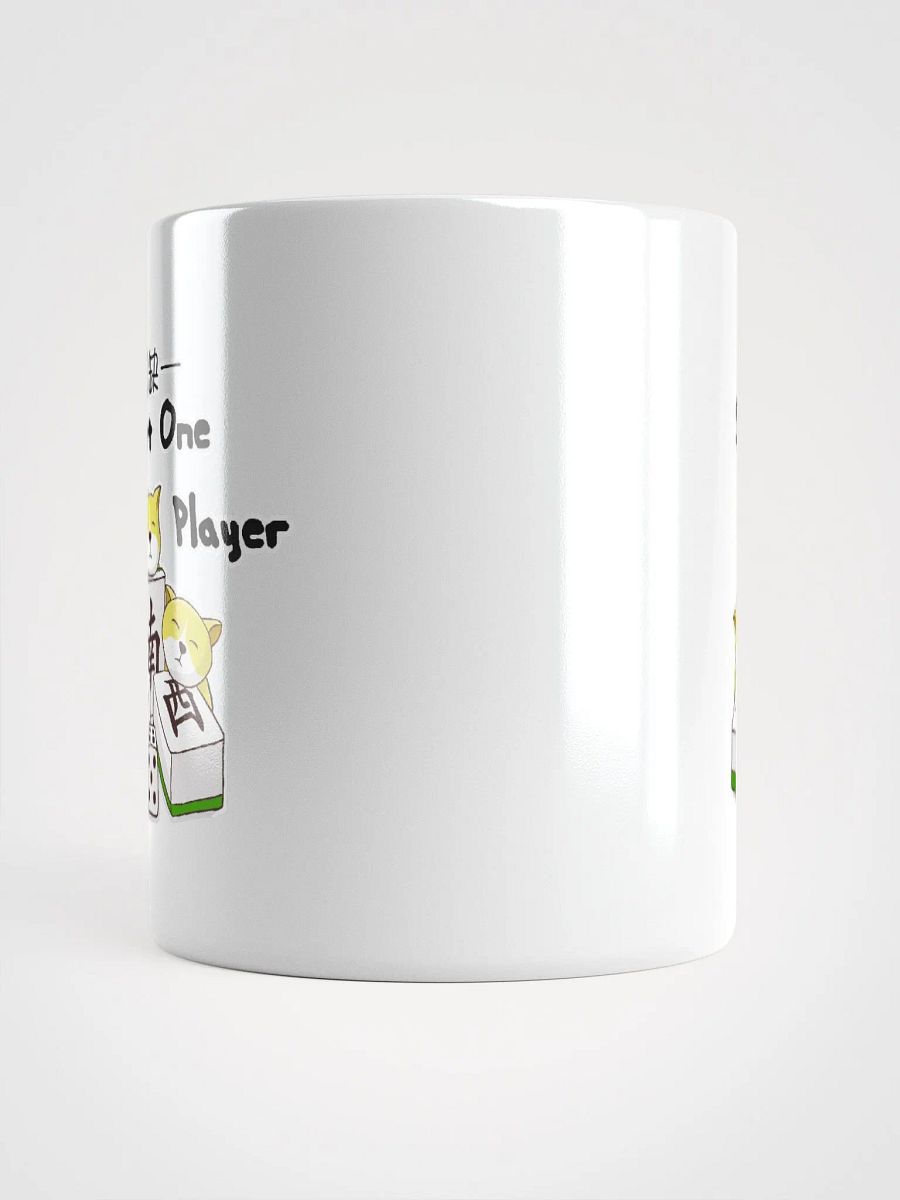 Mahjong short one player white coffee mug product image (9)