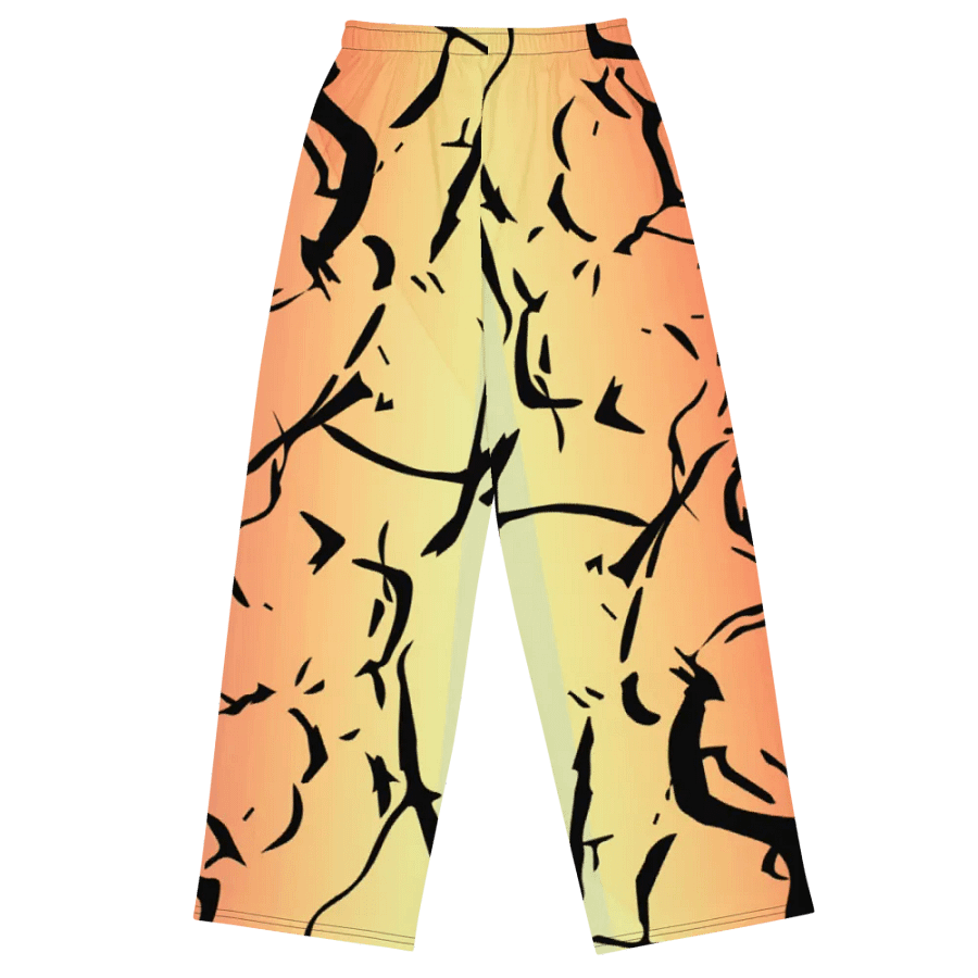 Flowy soft pants/Enigma Lime-Orange product image (3)