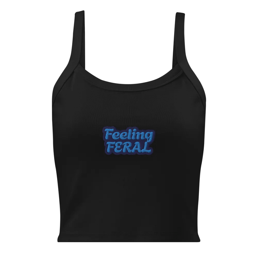 "Feeling FERAL" embroidered tank top product image (1)